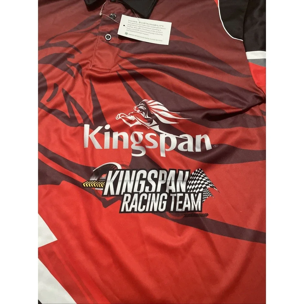 Kingspan Racing Polo Mens XL FSP Pit Crew Motorsports Team Shirt